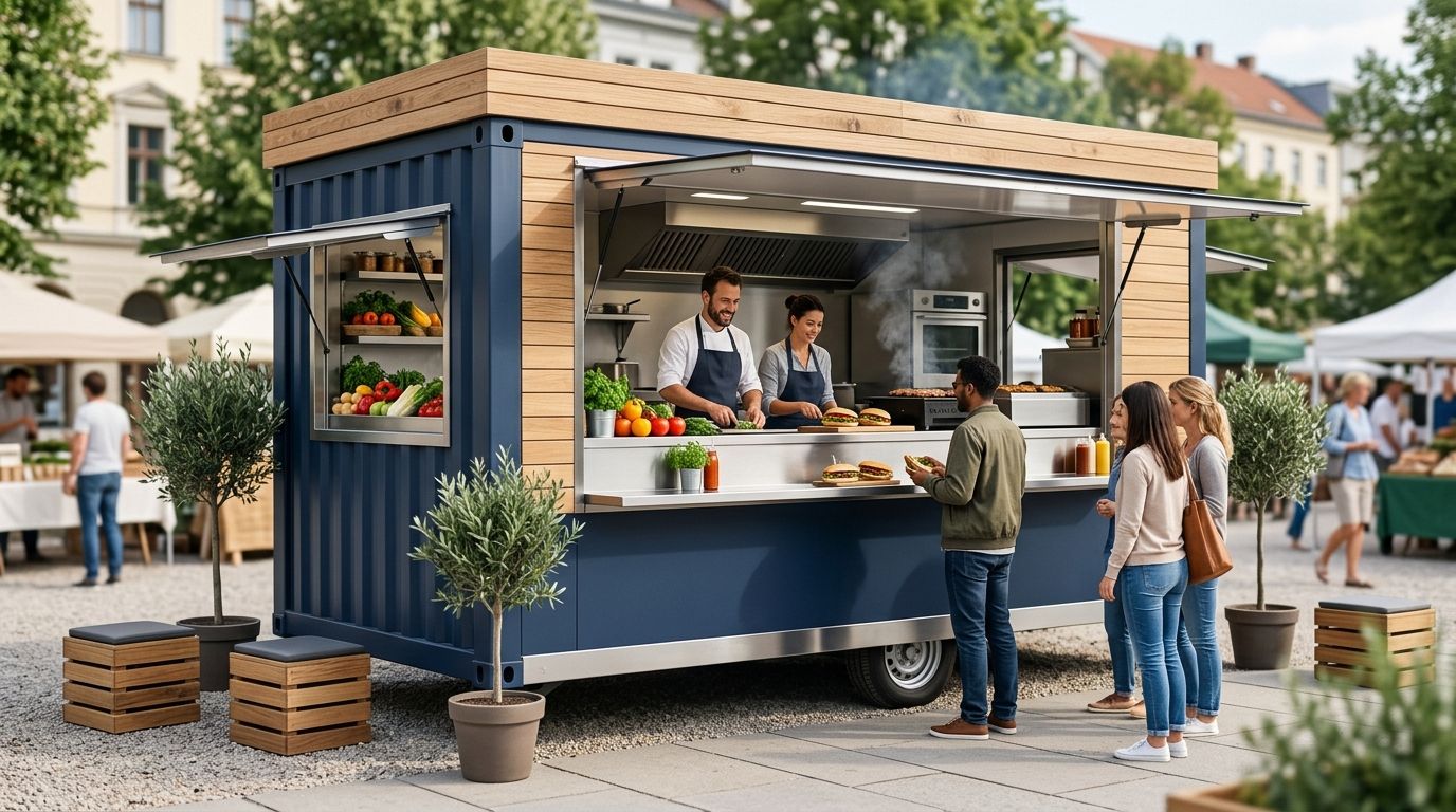 Kontener gastronomiczny: jak otworzyć własny food truck?
