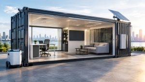 Smart office w kontenerze: technologie, które zmieniają mobilne biuro
