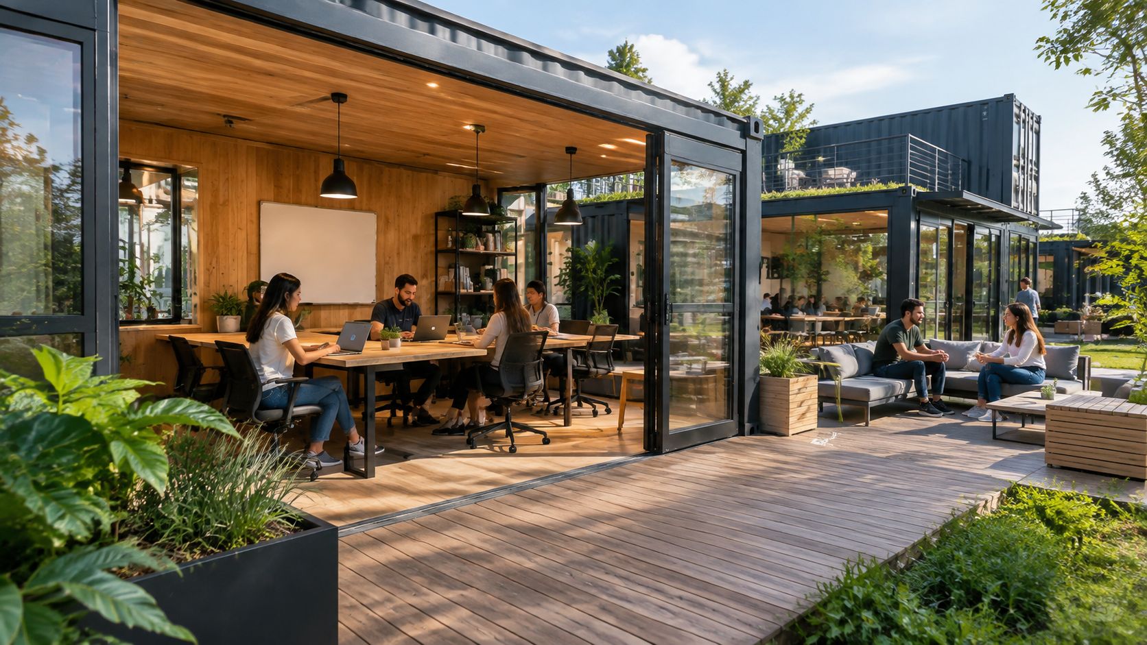 Jak zaprojektować idealny coworking w kontenerze?