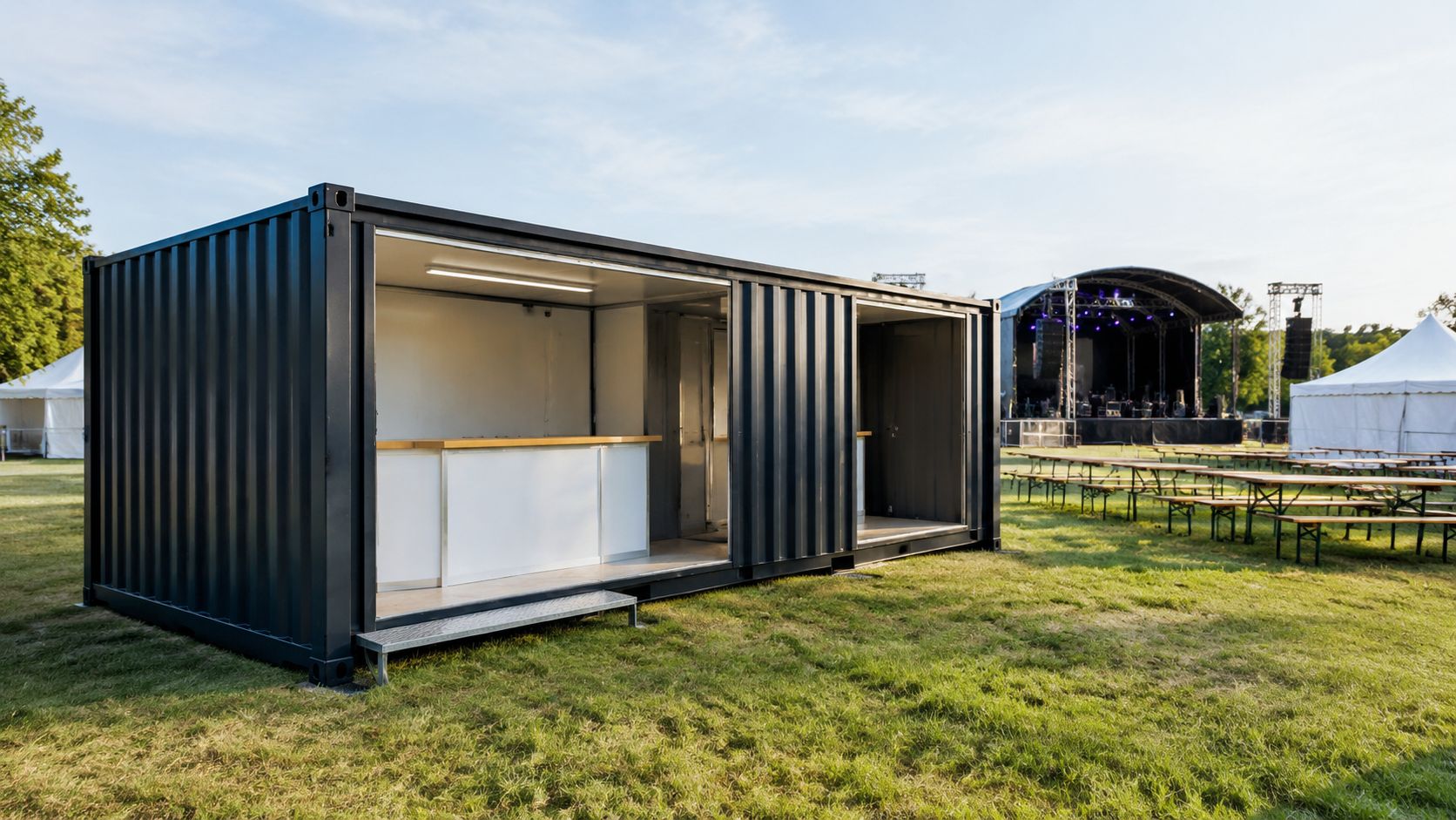 Kontener na eventach: mobilne zaplecze na festiwale i imprezy